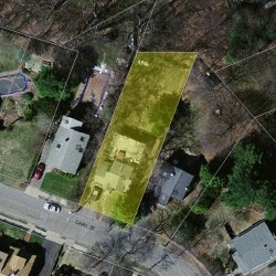 19 Carl St, Newton MA  02461-1905 aerial view