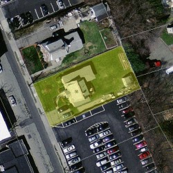 56 Chapel St, Newton MA 02458-1011 aerial view