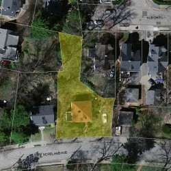 39 Moreland Ave, Newton MA 02459-2114 aerial view