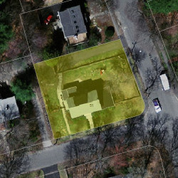 51 Avalon Rd, Newton MA 02468-1611 aerial view