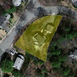 1 Ridge Rd, Newton MA 02468-1818 aerial view