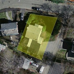 162 Hunnewell Ave, Newton MA 02458-2246 aerial view