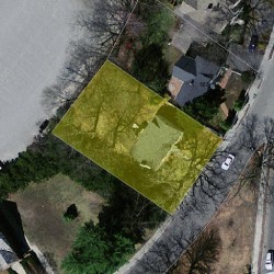 599 Chestnut St, Newton MA  02468-1225 aerial view