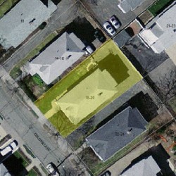 18 Colonial Ave, Newton MA 02460-1215 aerial view