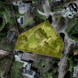 159 Prince St, Newton MA  02465-2603 aerial view