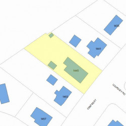 1445 Centre St, Newton MA 02459-2469 plot plan