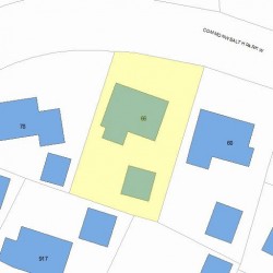 66 Commonwealth Park, Newton MA 02459-1005 plot plan