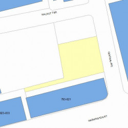 119 Central Ave, Newton MA  02460-1715 plot plan