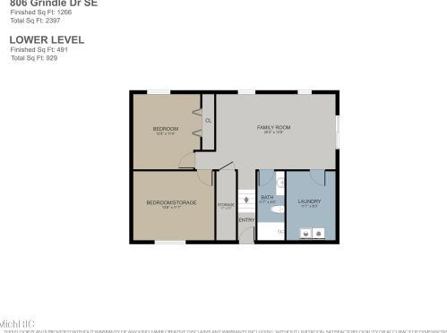 806 Grindle Dr, Lowell MI 49331-9326 exterior