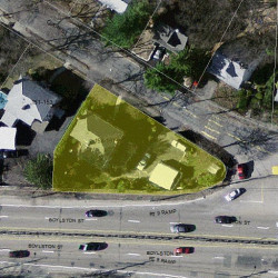 161 Clark St, Newton MA 02459-2426 aerial view