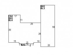 110 Levbert Rd, Newton MA 02459-3063 floor plan