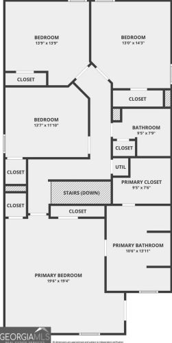 1605 Chattahoochee Ct, Atlanta GA  30349-5435 exterior