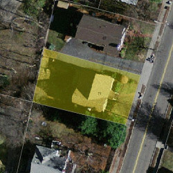 71 Waverley Ave, Newton MA  02458-2102 aerial view