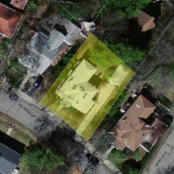 9 Victoria Cir, Newton MA 02459-1016 aerial view