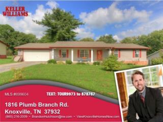 1816 Plumb Branch Rd, Knoxville, TN 37932-2039