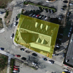 10 Langley Rd, Newton MA  02459-1972 aerial view