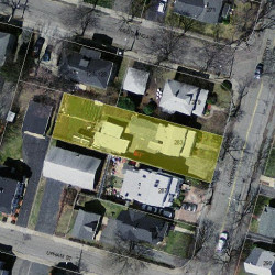283 Cherry St, Newton MA 02465-1640 aerial view