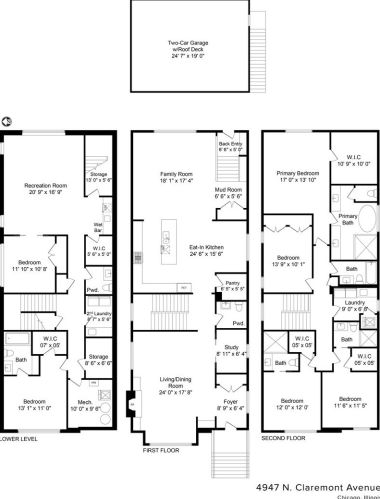 4937 Claremont Ave, Chicago IL 60625-1812 exterior