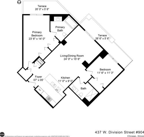 437 Division St, Chicago IL  60610-1712 exterior