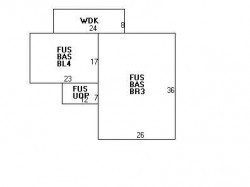 33 Cottage Pl, Newton MA  02465-1525 floor plan