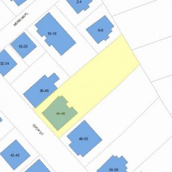 44 Cook St, Newton MA 02458-1336 plot plan