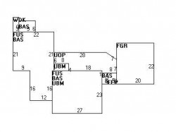 115 Sargent St, Newton MA 02458-2337 floor plan