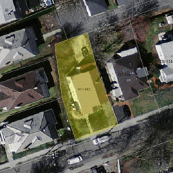 141 Norwood Ave, Newton MA 02460-2055 aerial view