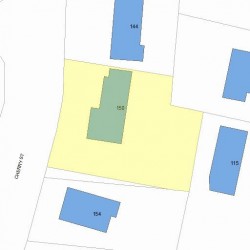 150 Cherry St, Newton MA 02465-1239 plot plan