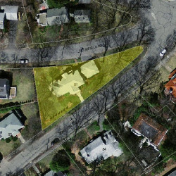81 Carlton Rd, Newton MA  02468-1915 aerial view