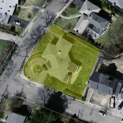 100 Exeter St, Newton MA 02465-2809 aerial view