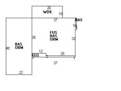 16 Bristol Rd, Newton MA  02465-2903 floor plan