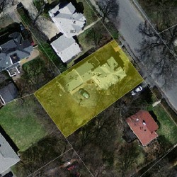 9 Eddy St, Newton MA 02465-2132 aerial view