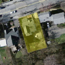 272 Watertown St, Newton MA 02458-1347 aerial view
