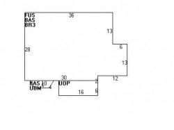 24 Adams Ave, Newton MA 02465-1003 floor plan