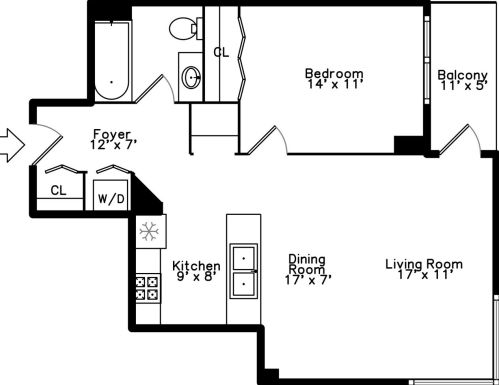 170 Polk St, Chicago IL  60605-3600 exterior