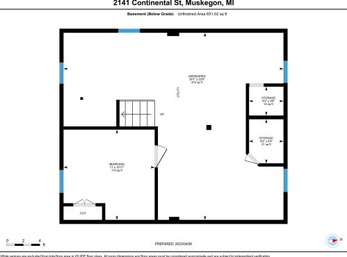 2141 Continental St, Meskegon MI  49444-1213 exterior