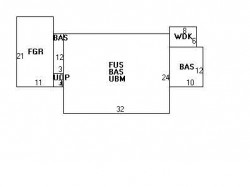 91 Fessenden St, Newton MA  02460-1119 floor plan