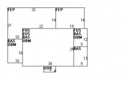 276 Dorset Rd, Newton MA  02468-1429 floor plan