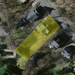 121 Cypress St, Newton MA 02459-2225 aerial view