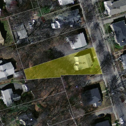 93 Withington Rd, Newton MA  02460-2037 aerial view