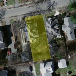 52 Erie Ave, Newton MA  02461-1514 aerial view