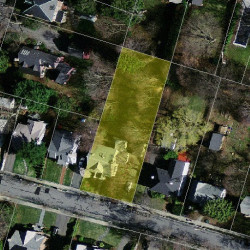 43 Cotton St, Newton MA 02458-2619 aerial view