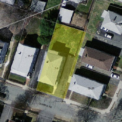 9 Cambria Rd, Newton MA  02465-1116 aerial view