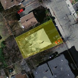 391 Linwood Ave, Newton MA 02460-1342 aerial view