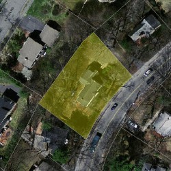 575 Chestnut St, Newton MA  02468-1225 aerial view