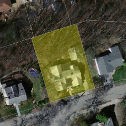 43 Royce Rd, Newton MA 02459-1015 aerial view