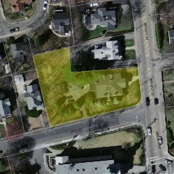 377 Walnut St, Newton MA 02460-1945 aerial view