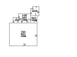 136 Waltham St, Newton MA 02465-1333 floor plan