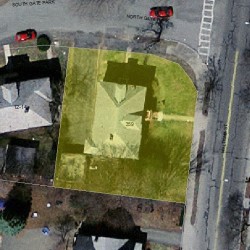 359 Waltham St, Newton MA 02465-1745 aerial view
