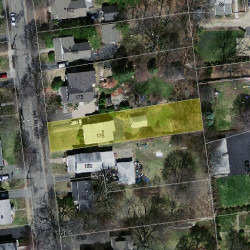 176 Melrose St, Newton MA 02466-1111 aerial view